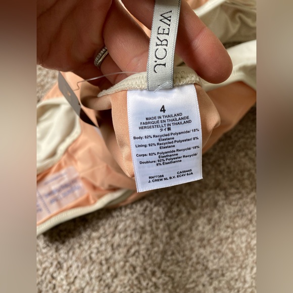 NWT J. Crew Heritage scoopback one-piece swimsuit 4 - Picture 7 of 10